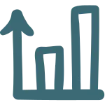 Arrow Chart Grow SVG Icon